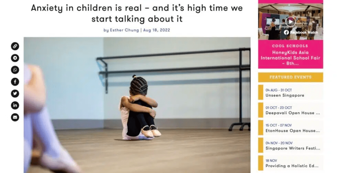 Anxiety and anxiety disorders in children: Time to talk about it